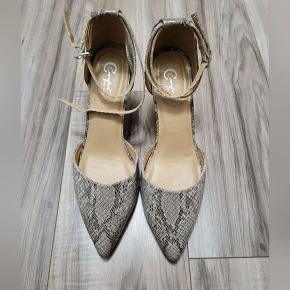 C Comfort snake print heels - Picture 7 of 11